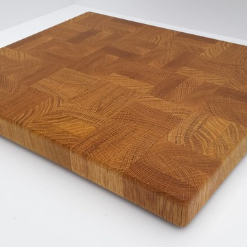 End Grain White Oak Cutting Board