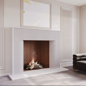 Saint Mary Grand Fireplace Surround