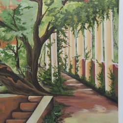 Mural. "Greek paysage" - Products