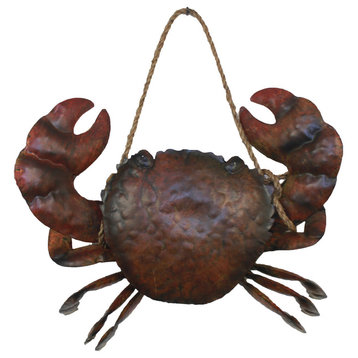 3D Metal Crab Sculpture