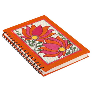 Blooming Lotus Handmade Paper Journal