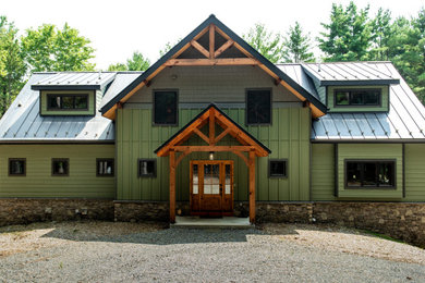 Arts and crafts exterior home photo in Other