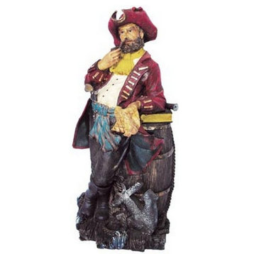 Pirate Leaning on Barrel