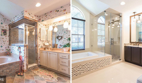 Reader Bathroom: Flamingos Make Way for a $23,000 Spa Look in Florida