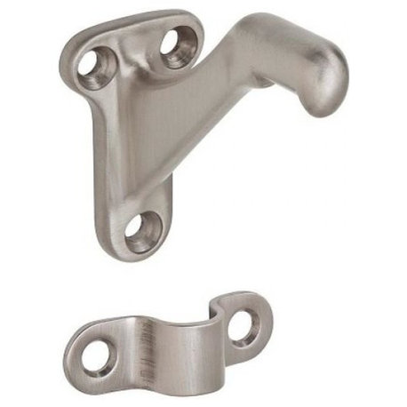 Nuk3y Heavy Duty Handrail Bracket, Satin Nickel