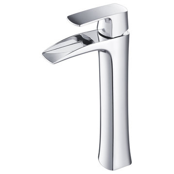 Fresca FFT3072 Fortore 1 Hole Vessel Sink Bathroom Faucet - Chrome