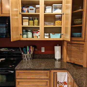 Cluttered to Tidy Kitchen