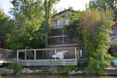 Deck - rustic deck idea in Other