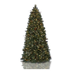 Balsam Hill Frosted Woodland Pine Pull-Up Artificial Christmas Tree - Christmas Trees