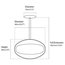 Cocoon Aeris Black Hanging Fireplace