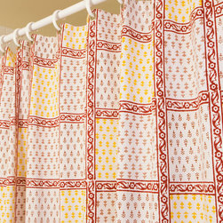 Attiser - Red Shower Curtains - Bath Products