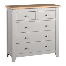Chester Grey 2+3 Chest of Drawers - Dressers
