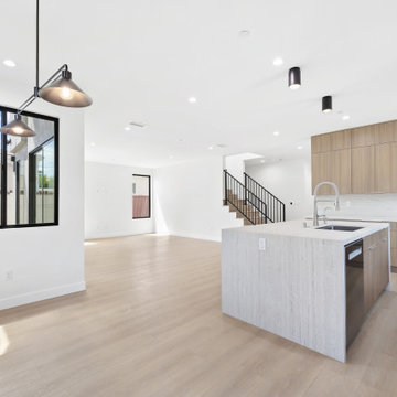 Custom Modern New Construction Home with Mid-Century Rooflines