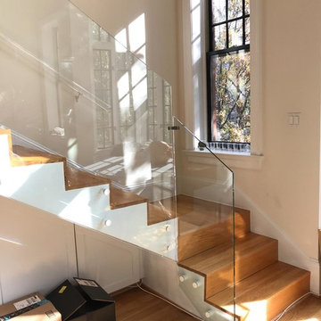E. Residence- Glass w/ Stand-Offs Railings
