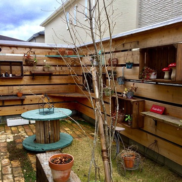 箕面市彩都粟生南のナチュラルなプライベートガーデン