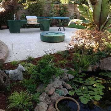 Concrete Island & Fire pit