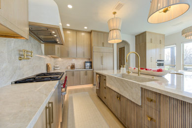 Example of a kitchen design in Houston