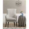 Lexicon Avalon Upholstered Accent Chair in Beige