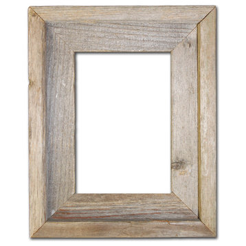 Tulsa Signature Reclaimed Rustic Barn Wood Open Frame, 4"x6"