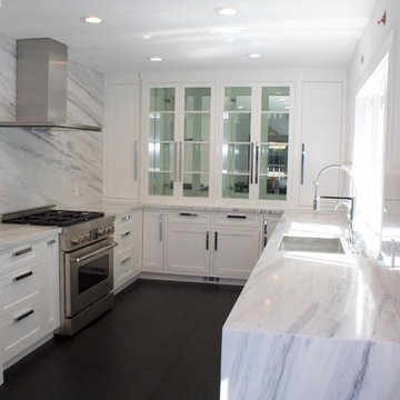 Custom White Inset Kitchen