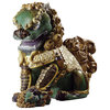 Lladro Oriental Lioness Green Figurine