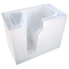 MediTub 30 x 53 Left Drain Biscuit Soaking Walk-In Bathtub