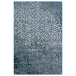 Chandra - Rupec Contemporary Area Rug, Blue, 7'9"x10'6" - Update the look of your living room, bedroom or entryway with the Rupec Contemporary Area Rug from Chandra. Hand-tufted by skilled artisans and imported from India, this rug features authentic craftsmanship and a beautiful construction with a cotton backing. The rug has a 0.75" pile height and is sure to make an alluring statement in your home.