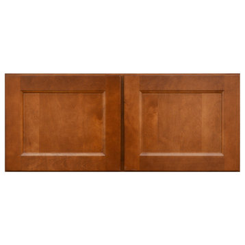 Sunny Wood ESW3615-A Ellisen 36" x 15" Double Door Wall Cabinet - Amber Spice