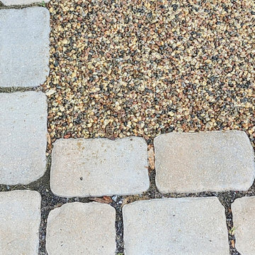 An Eco-conscious Garden: Permeable patio, walkway + Edible Garden