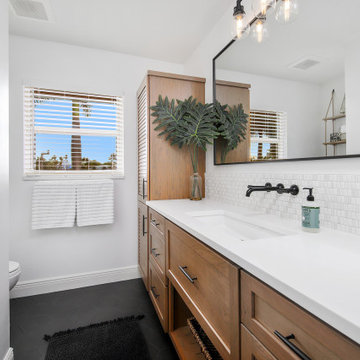 Mid Century Guest Bath