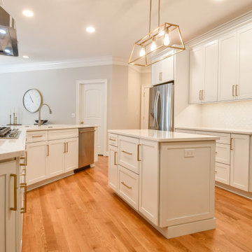 Transitional White Kitchen Remodel Williamsburg, VA