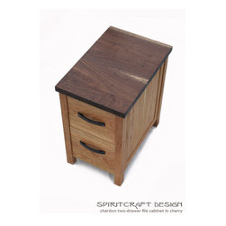 Chardon Cherry and Walnut Two Drawer File Cabinet - Buffets And Sideboards