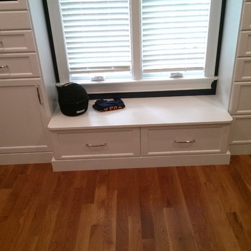 Master closet remodel in Chapel Hill