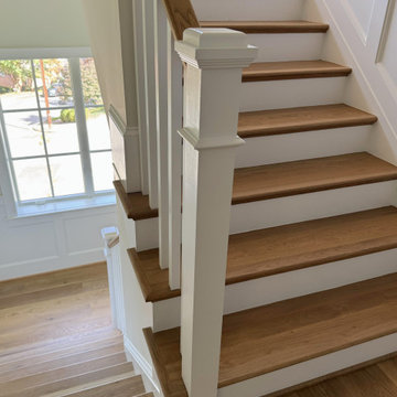 Project #141 | Timeless Switchback Staircase with Traditional Box Newels