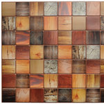 Dundee Deco - Multicolor Timber 3D Wall Panels, Set of 5, Covers 25.6 Sq Ft - Dundee Deco's 3D Falkirk Retro are lightweight 3D wall panels that work together through an automatic pattern repeat to create large-scale dimensional walls of any size and shape. Dundee Deco brings a flowing, soothing texture with a touch of luxury. Wall panels work in multiples to create a continuous, uninterrupted dimensional sculptural wall. You can cover an existing wall with wall tiles or disguise wallpaper or paneled wall. These modern wall tiles create a sculptural and continuous dimensional surface to any room setting through patterning. Dundee Deco tile creates a modern seamless pattern on a feature wall or art piece.