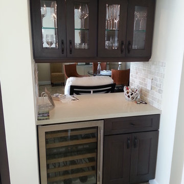 Contemporary Kitchen Renovation, Beach Condo, Addison, Boca Raton, Florida