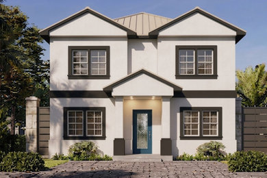 Example of an exterior home design in Tampa