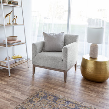 Ezra Chair – Grey Bouclé
