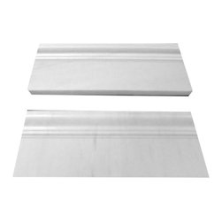 Bianco Dolomiti Marble Italian White Dolomite 3/4" Baseboard Molding Polished - Home Decor