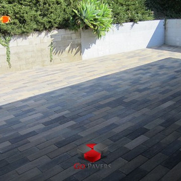 Timber Plank Patio Paver Project AFTER 1