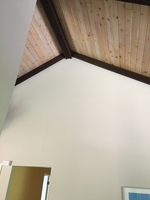 Paint wood ceiling beams?