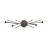 Ocotillo 6-Light Vanity Light, Oil Rubbed Bronze With Frosted Glass