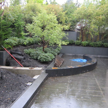 Critical Mass - A Bronze & Corten Garden Sculpture