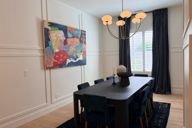 Dining room - eclectic dining room idea in San Diego