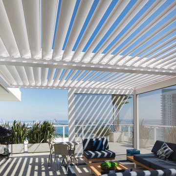 Residential: Elegant Rooftop Pergola Perched High Above Downtown Miami