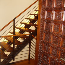 barn staircase