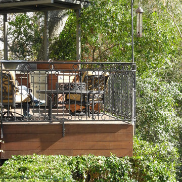 outdoor kitchen ipe deck