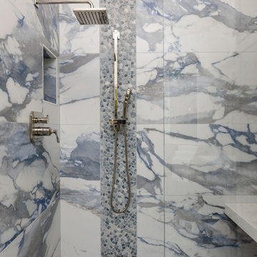 Bold Blue Primary Bath