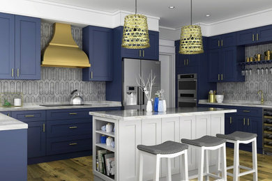 Kitchen - modern kitchen idea in Philadelphia