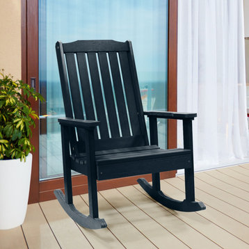 Linden Rocking Chair, Navy